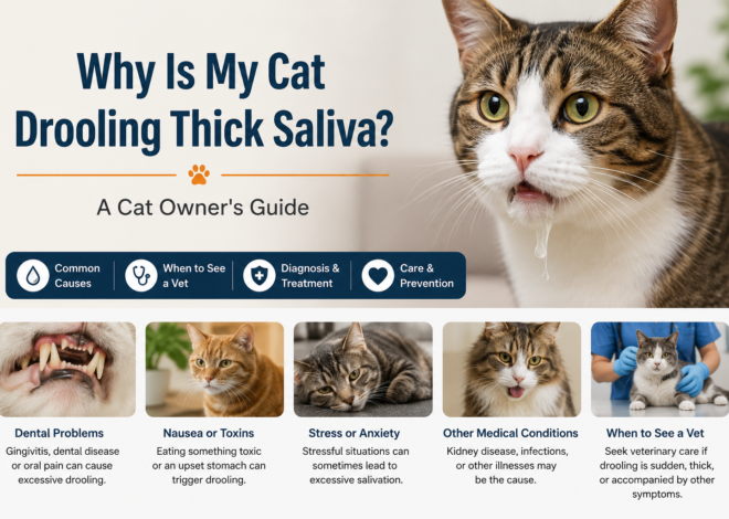 Why Is My Cat Drooling Thick Saliva? A Cat Owner’s Guide